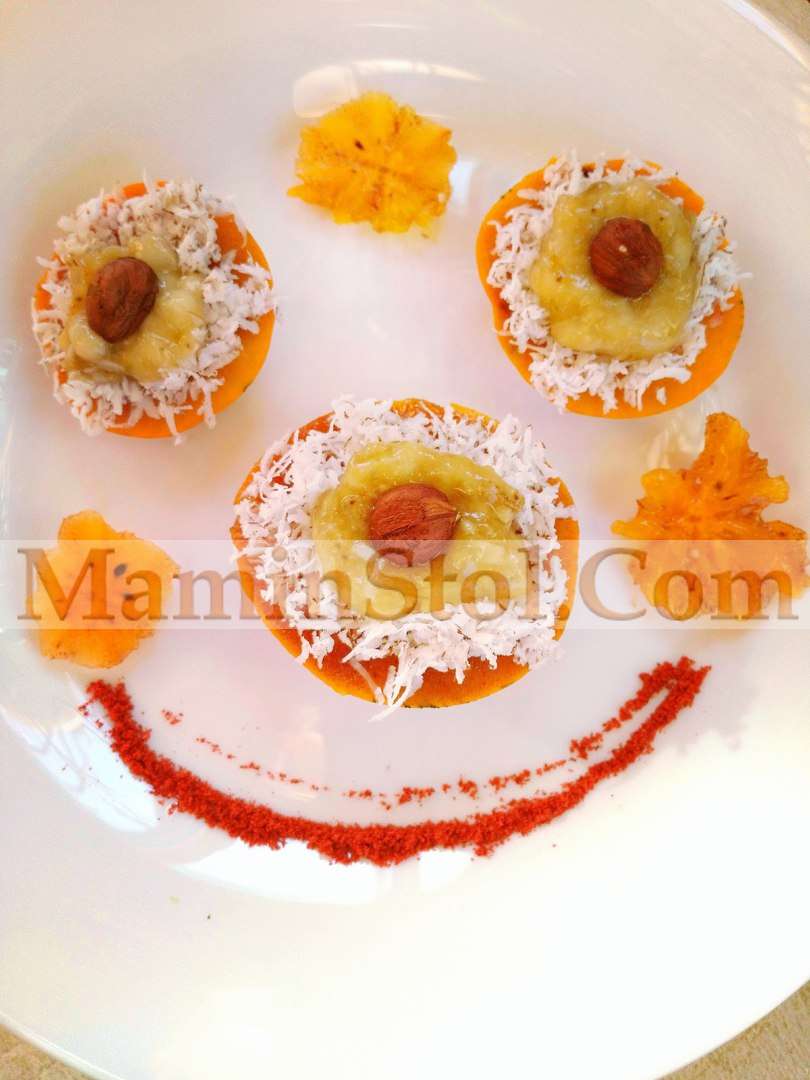 Быстрые пироженки из хурмы Быстрые пироженки из хурмы