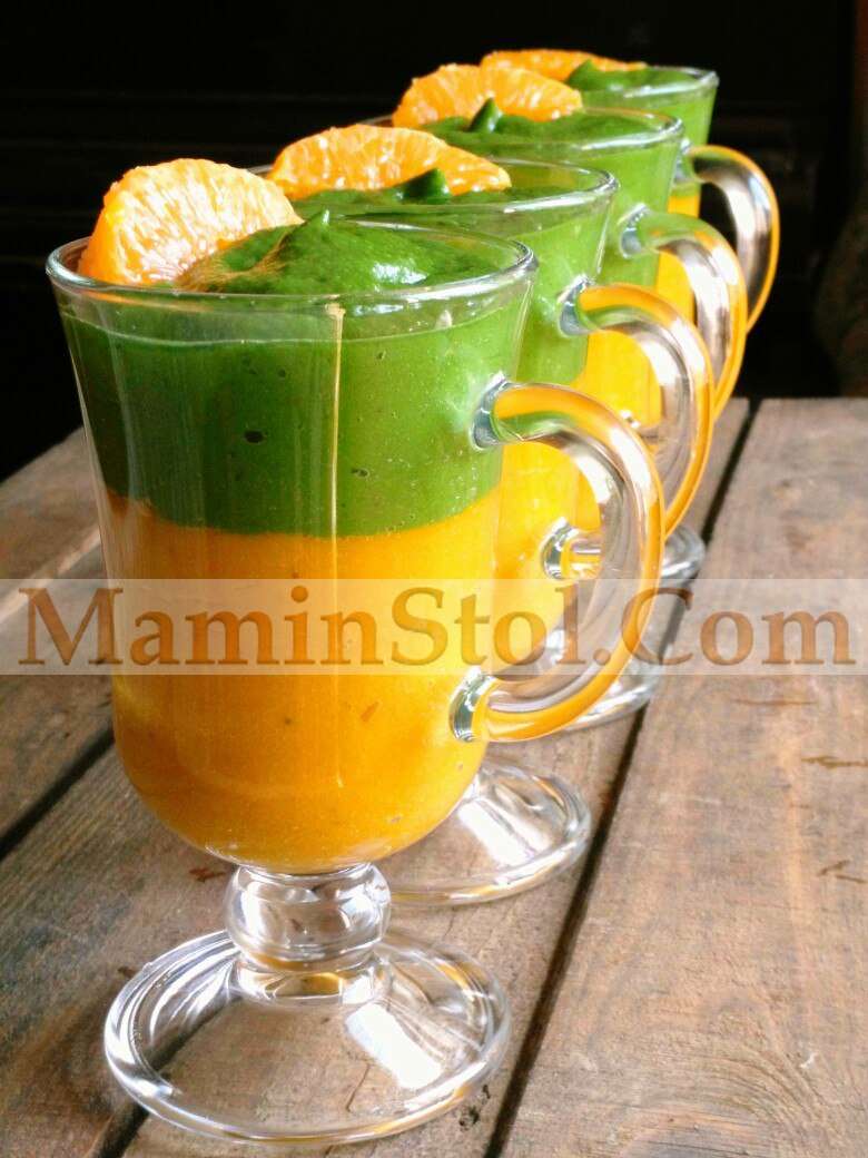 Смузи двухцветное