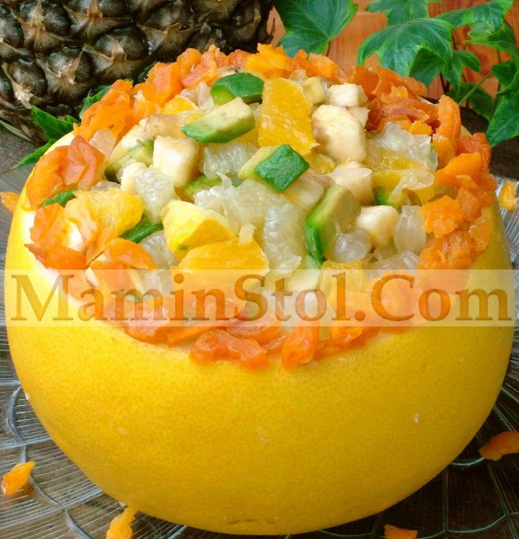 Фруктовый салат с помело Фруктовый салат с помело