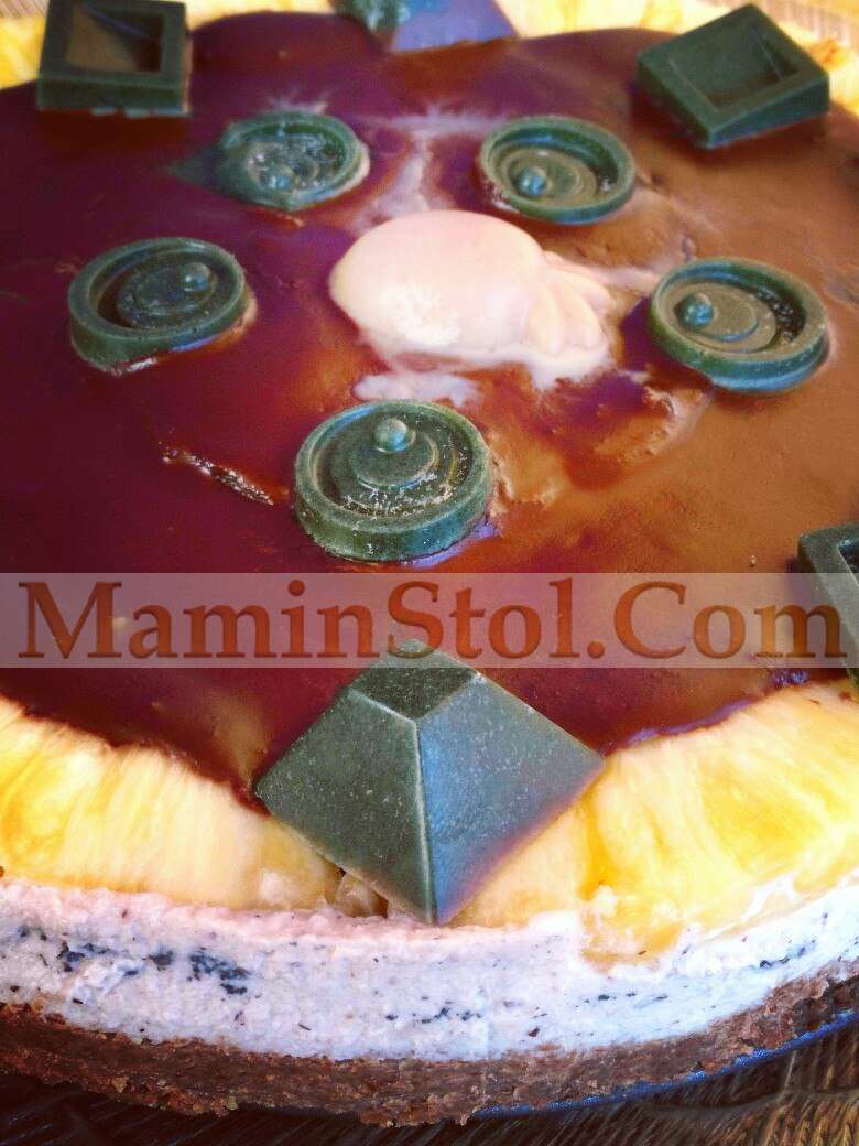 Кокосовый торт с ананасом сыроедческий Кокосовый торт с ананасом сыроедческий