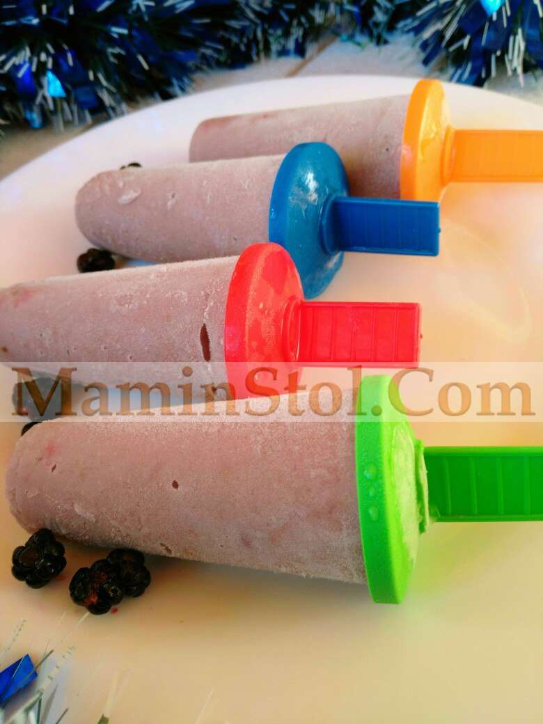 Мороженое ежевичное Мороженое ежевичное