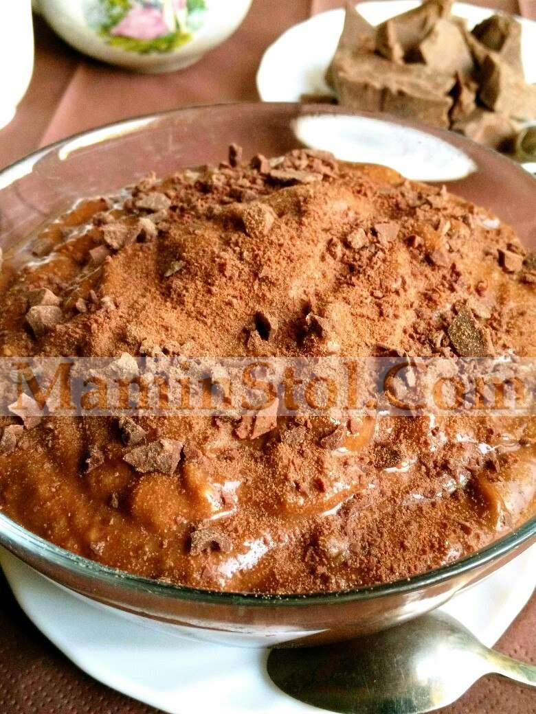 Простой рецепт шоколадного чиа пудинга