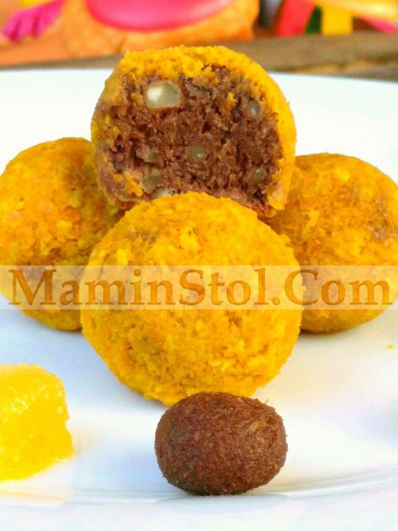 Шоколадно-кокосовое печенье в апельсиновой цедре Шоколадно-кокосовое печенье в апельсиновой цедре