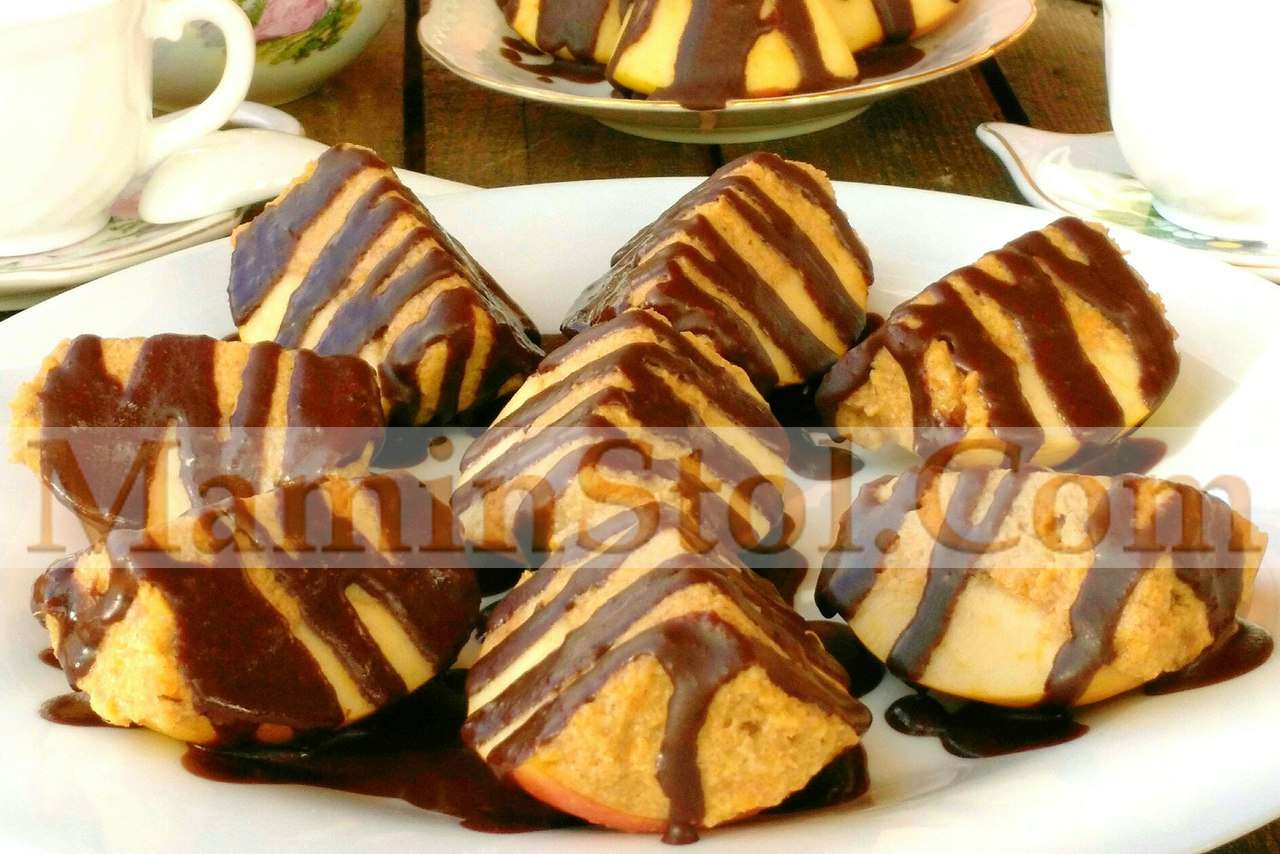 Яблоки, фаршированные тыквенным кремом Яблоки, фаршированные тыквенным кремом