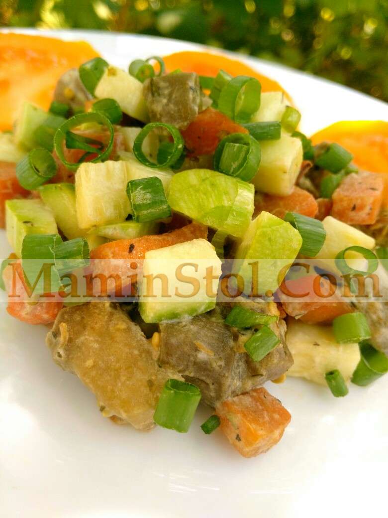 Овощное рагу остро-сладкое