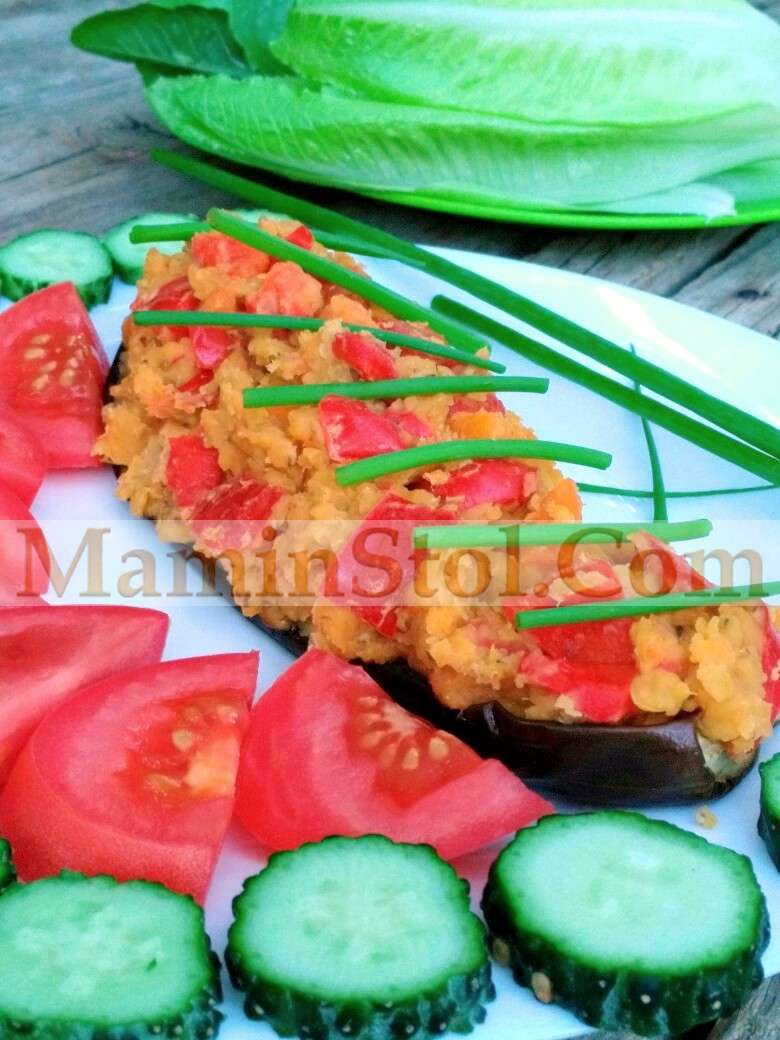 Вкуснейшие баклажаны с чечевицей Вкуснейшие баклажаны с чечевицей