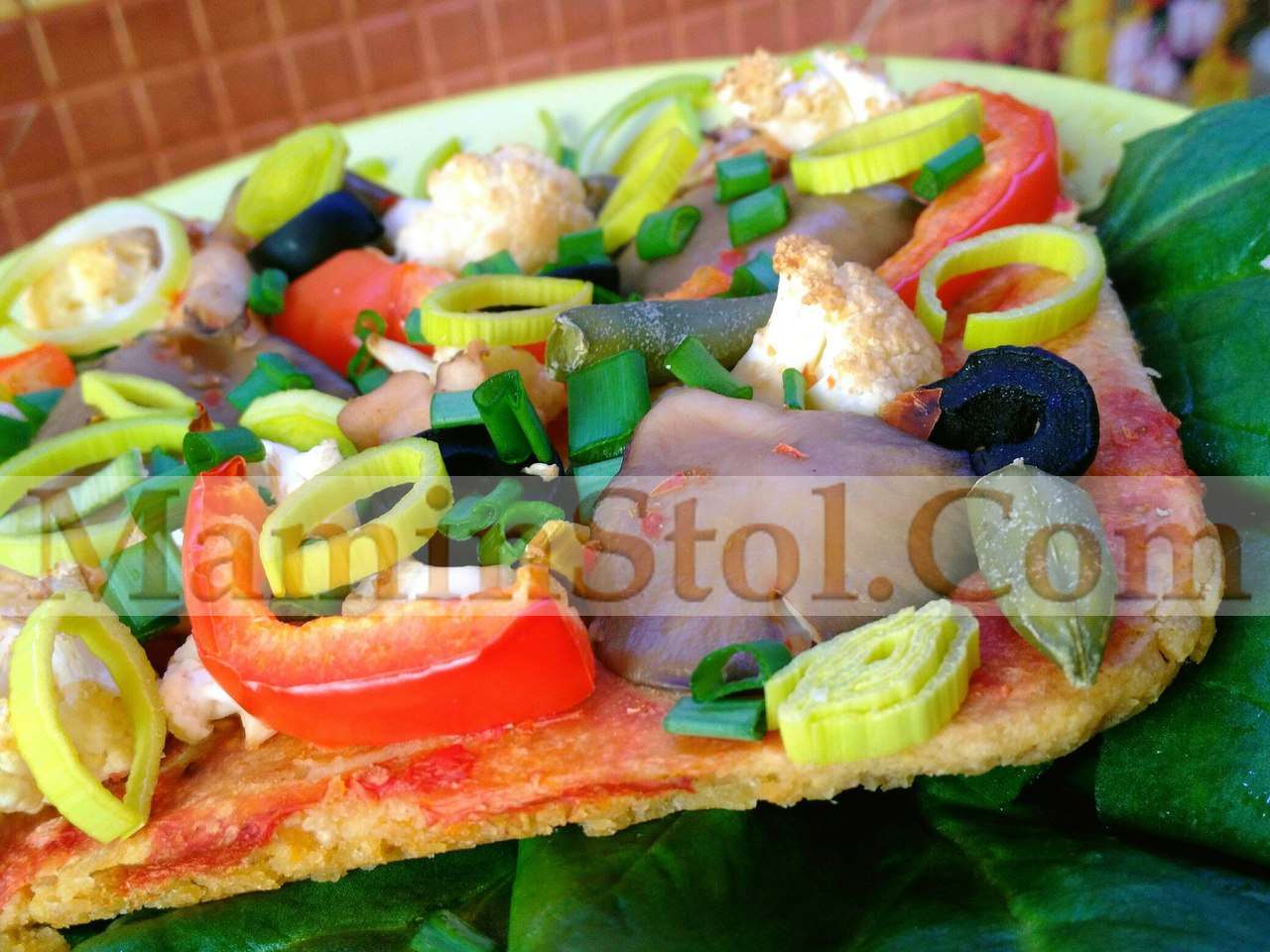 Пицца веганская без теста