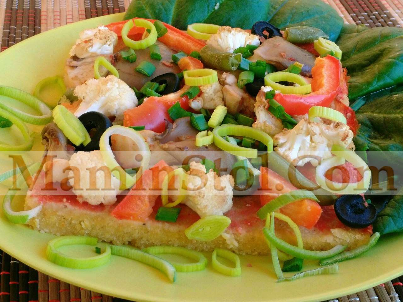 Пицца веганская без теста