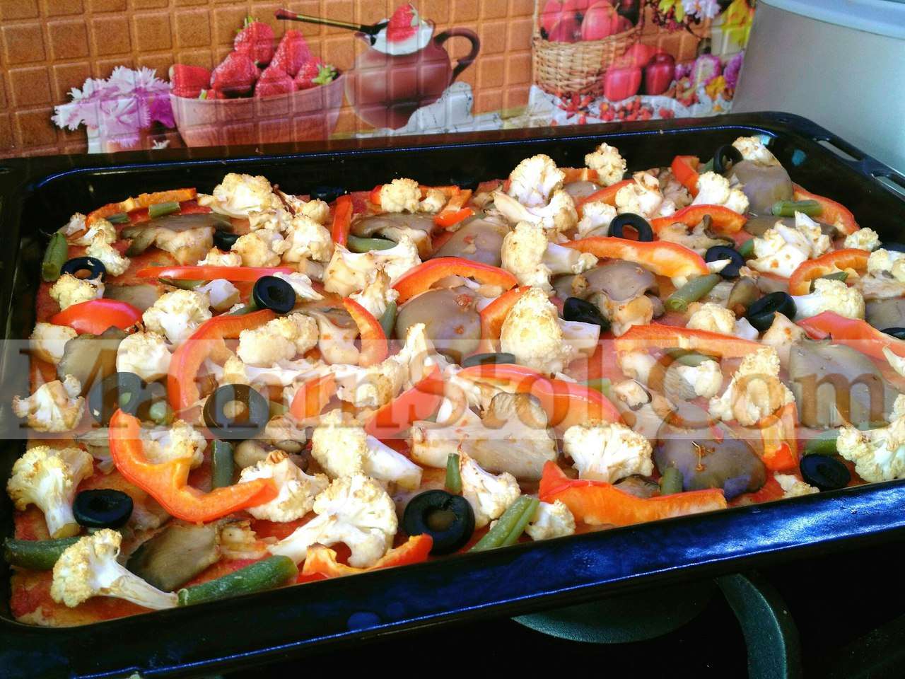 Пицца веганская без теста