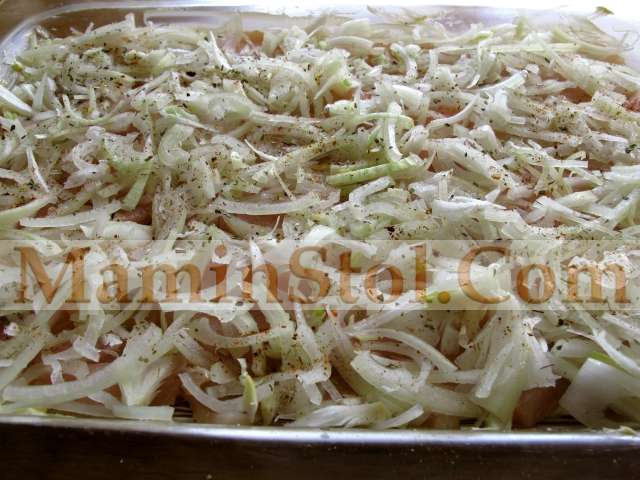 Заливной пирог с курицей Заливной пирог с курицей