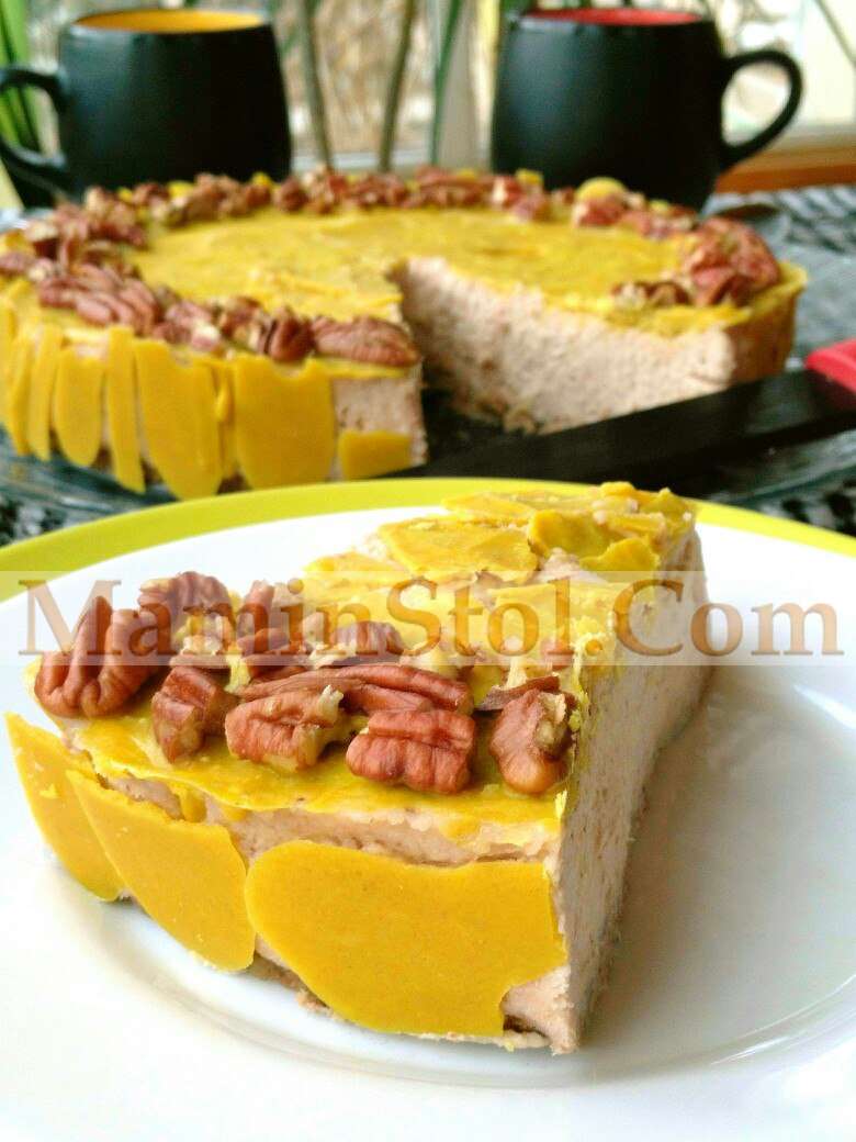 Кокосовый торт с айвой Кокосовый торт с айвой