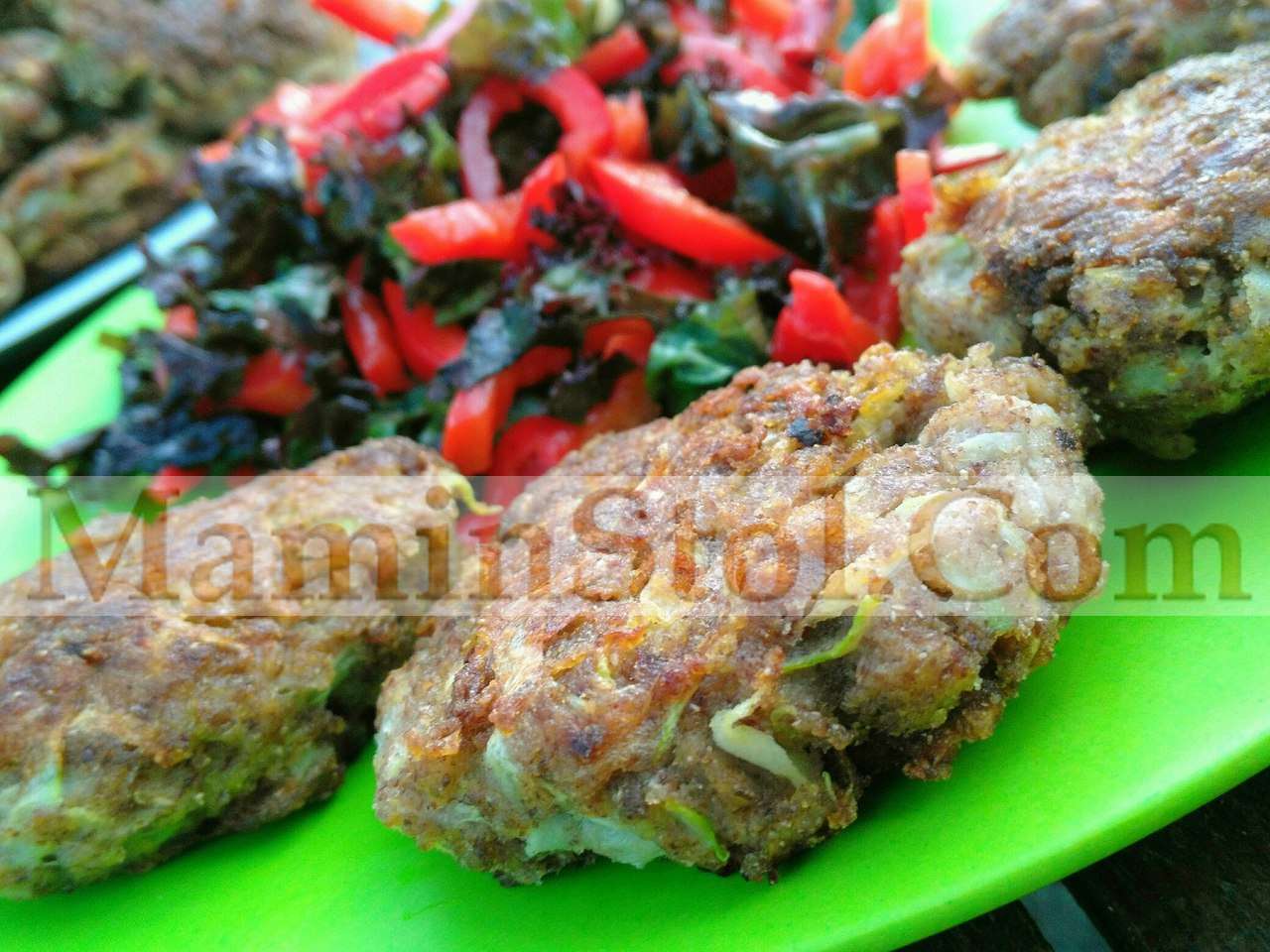 Оладьи из кабачков со льном без яиц Оладьи из кабачков со льном без яиц