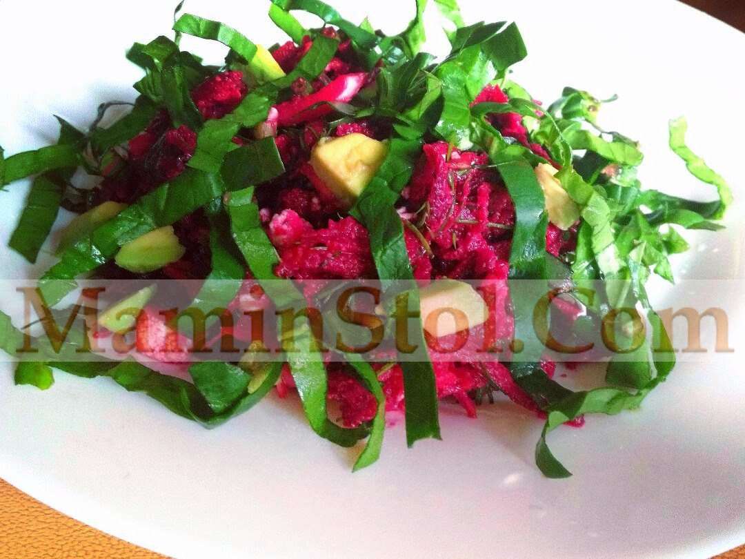 Салатик из свеклы и тофу Салатик из свеклы и тофу