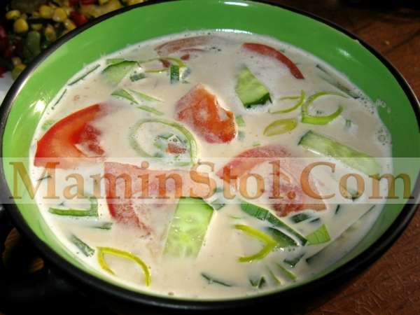Маковый суп с овощами Маковый суп с овощами