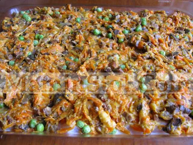 Рыба запеченая с овощами и грибами Рыба запеченая с овощами и грибами